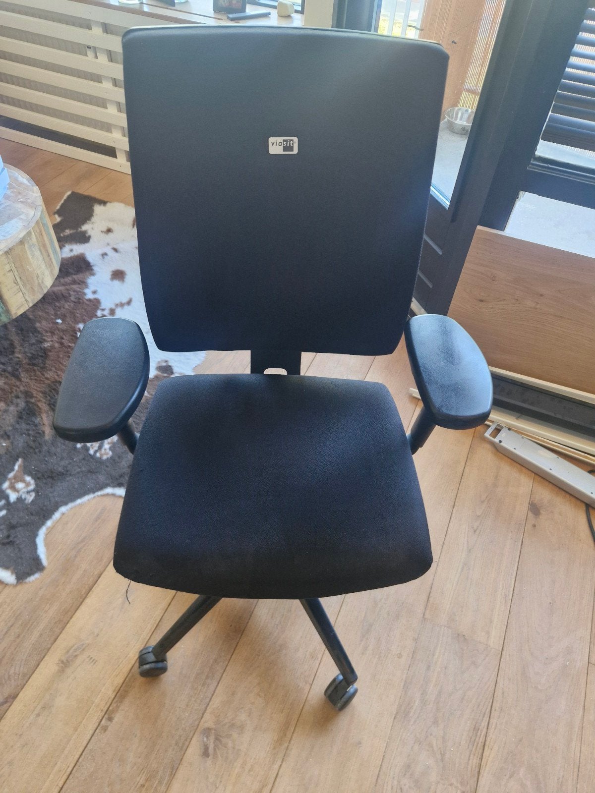 Bureau/ gamestoel, Huis en Inrichting, Bureaustoelen, Gebruikt, Zwart, Ophalen