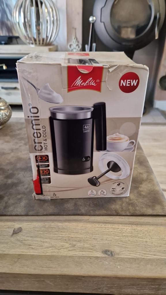 Melitta Cremio Melkopschuimer - Nieuw in doos, Witgoed en Apparatuur, Melkopschuimers, Nieuw, Elektrische melkopschuimer, Ophalen of Verzenden