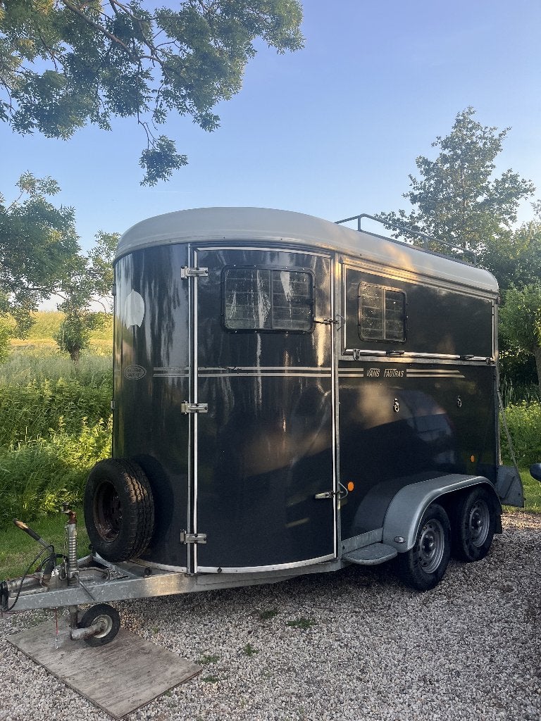 Fautras oblic +2 trailer, Ophalen, Zo goed als nieuw, Aluminium, 2-paards trailer