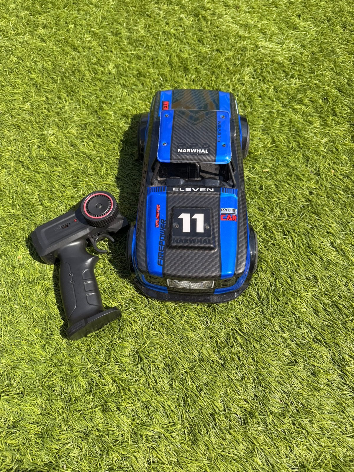 Bestuurbare auto, Ophalen, Zo goed als nieuw, Overige schalen, Auto offroad