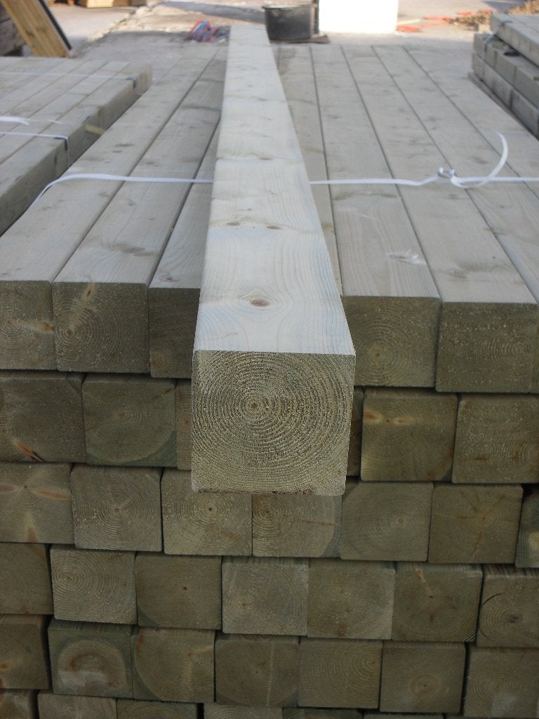 Tuin palen geschaafd, geimpregneerd grenen en blank Douglas, Ophalen of Verzenden, Nieuw, 250 cm of meer, Palen