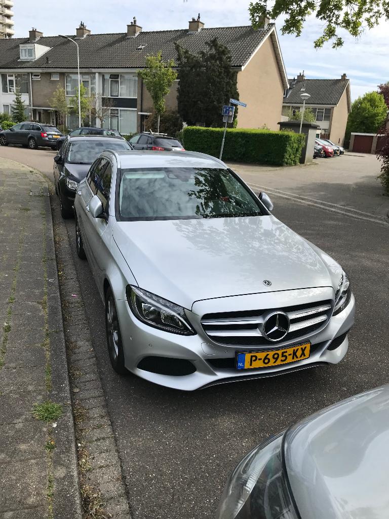 Mercedes-Benz C-Klasse C220 d 170pk 9G-TRONIC 2017 Grijs, Auto's, Mercedes-Benz, Achterwielaandrijving, 1800 kg, 4 cilinders, Stationwagon