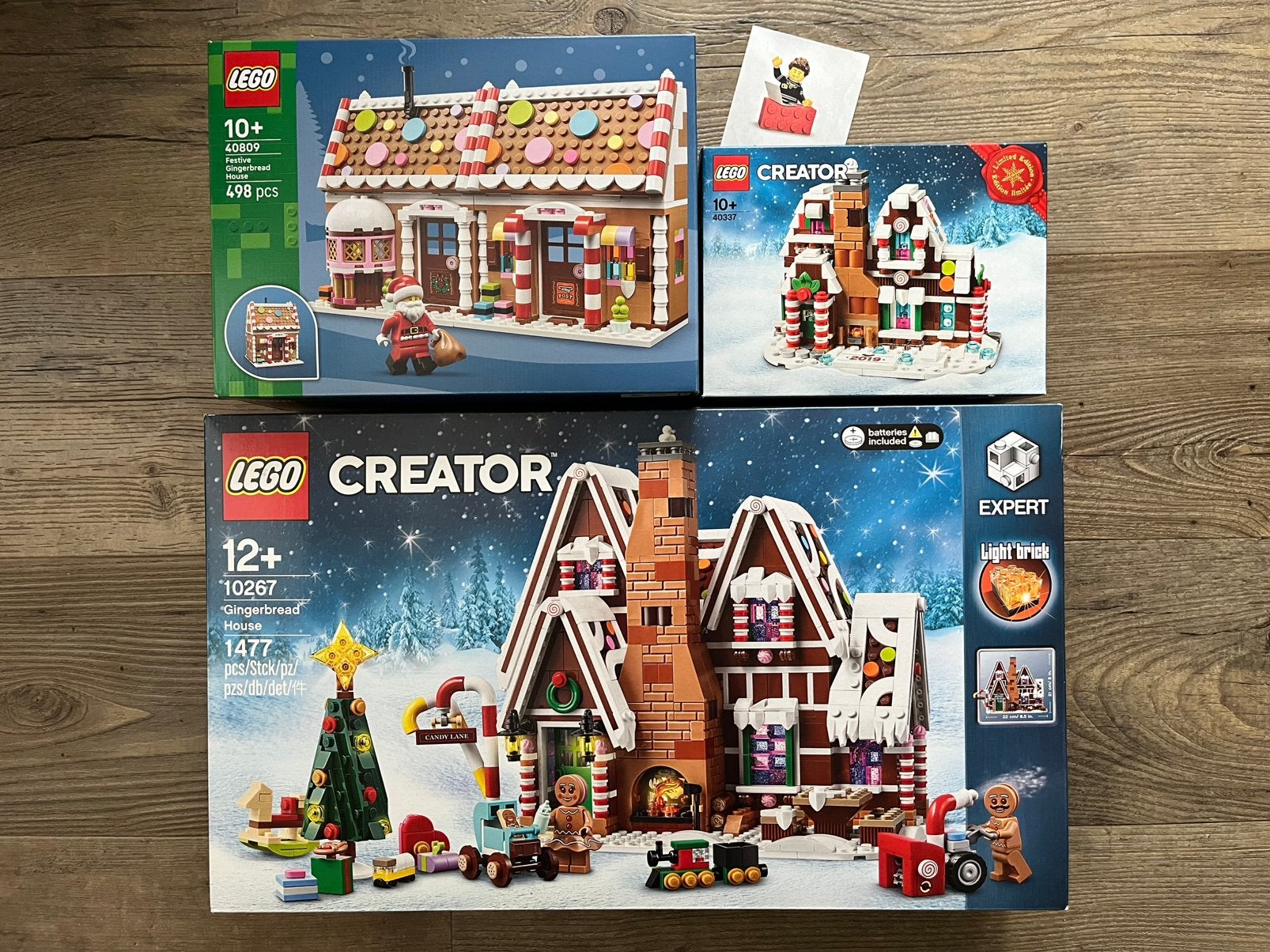 Lego Creator Gingerbread House 10267 & 40337 & 40809 Nieuw, Ongeopend/sealed, Lego, Nieuw, Ophalen of Verzenden