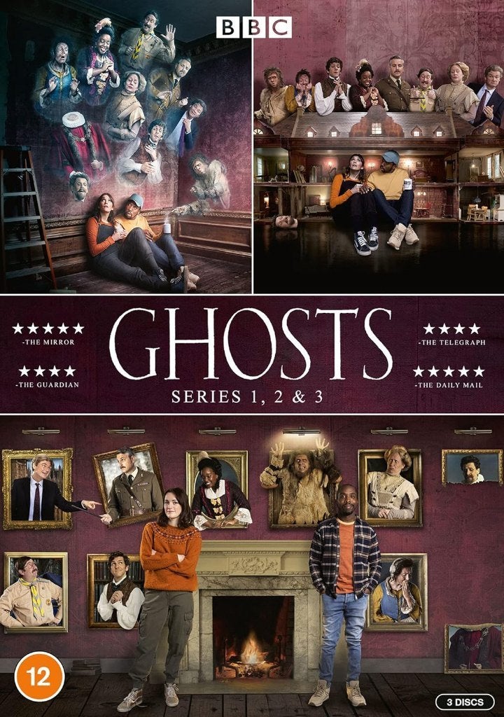 Ghosts - Series 1-2-3 (DVD BOX) BBC TV-Serie, Alle leeftijden, Seizoen 1, Science Fiction en Fantasy, Engels