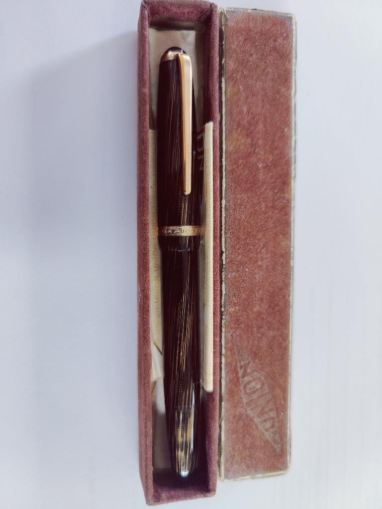 Union vulpen airless 140 met 14 karaat 585 punt in doos, Verzamelen, Pennenverzamelingen, Overige merken, Met doosje, Ophalen of Verzenden