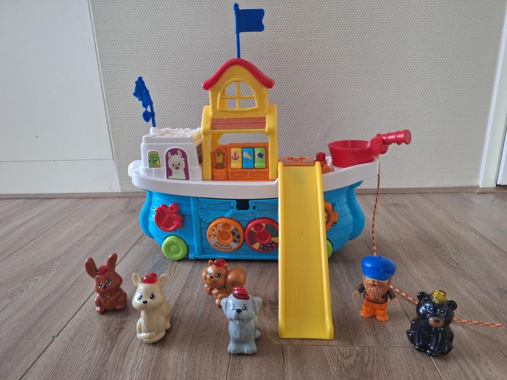 Vtech zoef zoef dierenboot, Ophalen of Verzenden, Zo goed als nieuw, 6 maanden tot 2 jaar