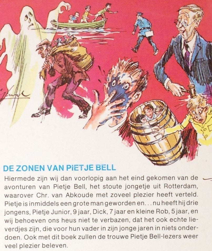 De zonen van Pietje Bell, Boeken, Verzenden, Zo goed als nieuw, Fictie