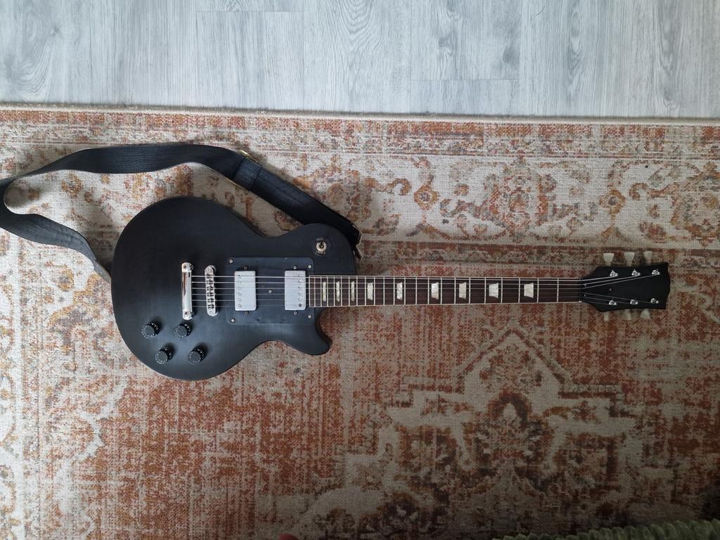 Les Paul Kopie Gitaar met Versterker en Kabel, Gebruikt, Met versterker, Solid body, Ophalen