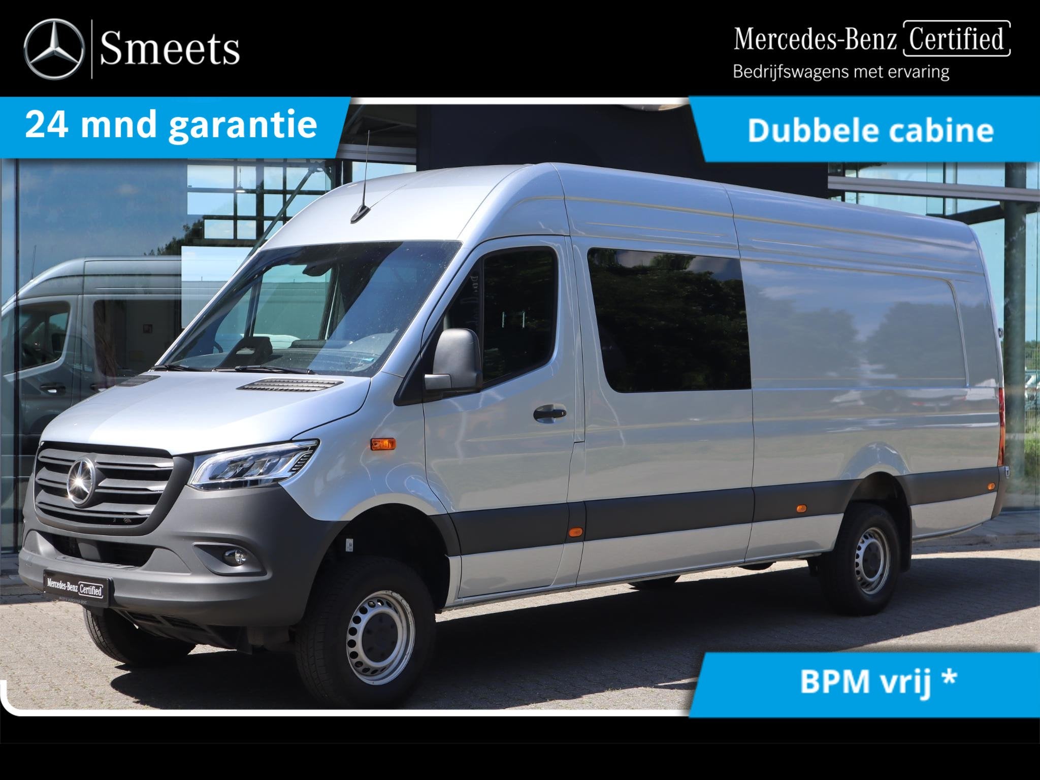 Mercedes-Benz Sprinter 319 L4 XXL 4x4 DUBBELE CABINE