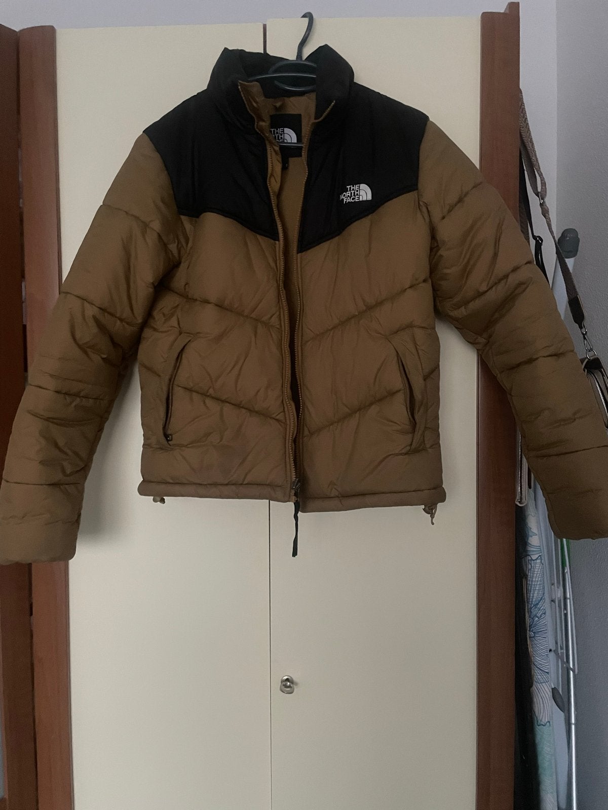 The North Face Puffer Jas Bruin Zwart Maat M, Kleding | Heren, Jassen | Winter, Ophalen of Verzenden, Gedragen, Maat 48/50 (M)