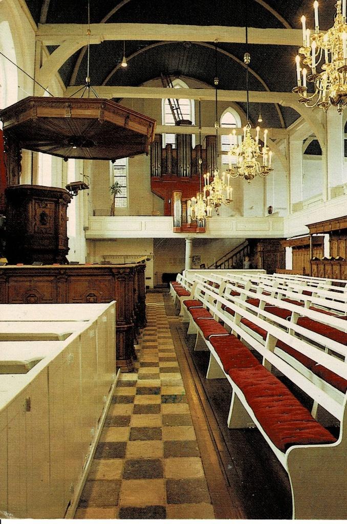 Zierikzee, Interieur Gasthuiskerk, Ophalen of Verzenden, Ongelopen, Zeeland