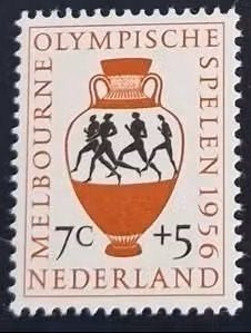 Nederland 1956 - nvph 676-680 -Olympische Spelen - 1 van 5, Postzegels en Munten, Postzegels | Nederland, Verzenden, Na 1940, Postfris