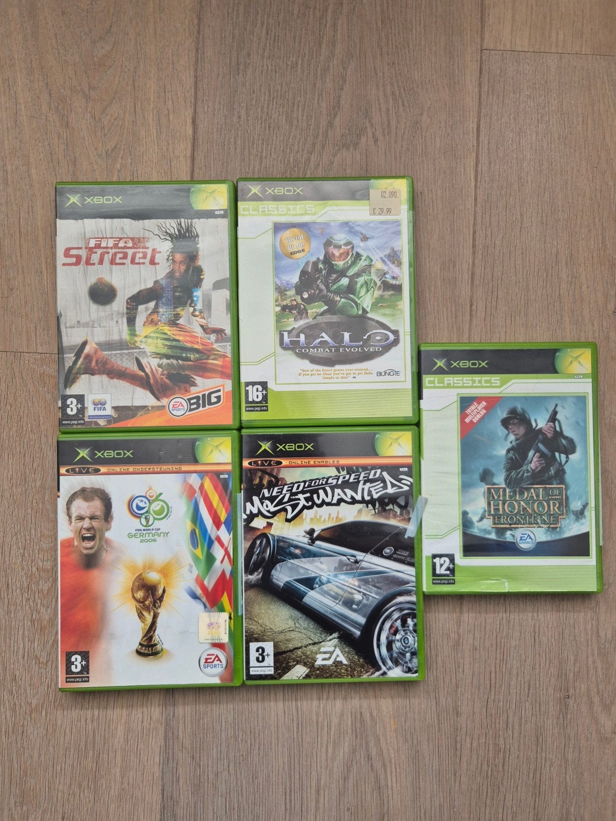 Xbox Original Games: FIFA Street, Halo, NFS, Medal of Honor, Verzenden