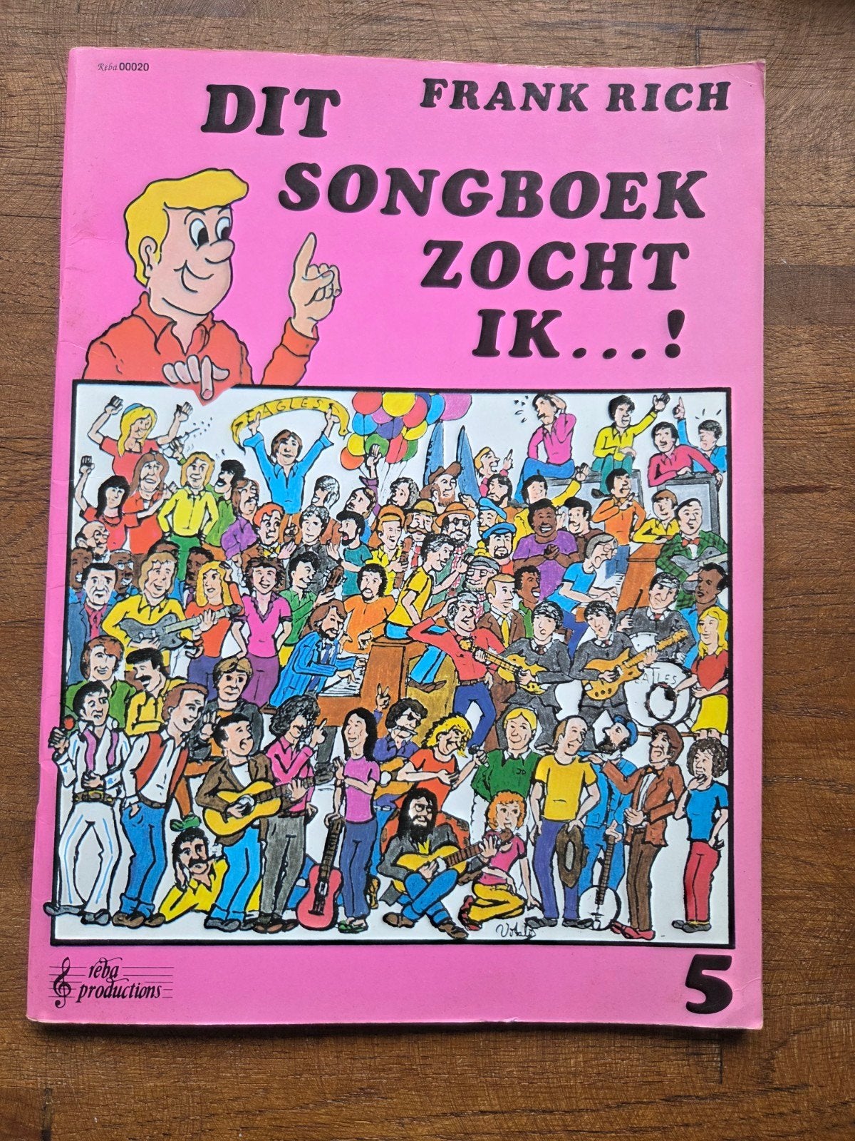 Frank Rich Songboek 5 - Diverse Artiesten, Muziek en Instrumenten, Gebruikt, Gitaar, Ophalen of Verzenden, Artiest of Componist
