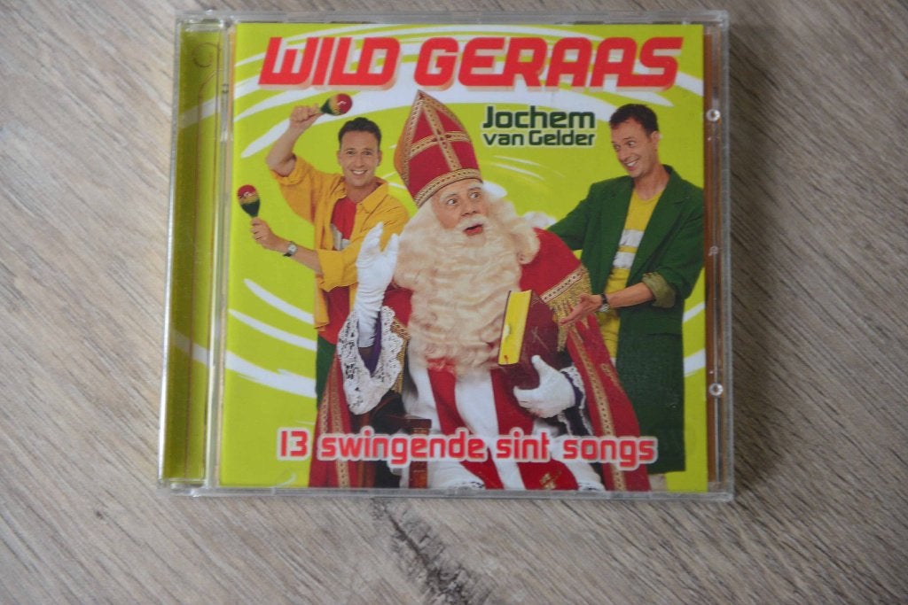 JOCHEM VAN GELDER = Wild Geraas met medewerking, Cd's en Dvd's, Inclusief boekje, Verzenden, Zo goed als nieuw, Sinterklaas