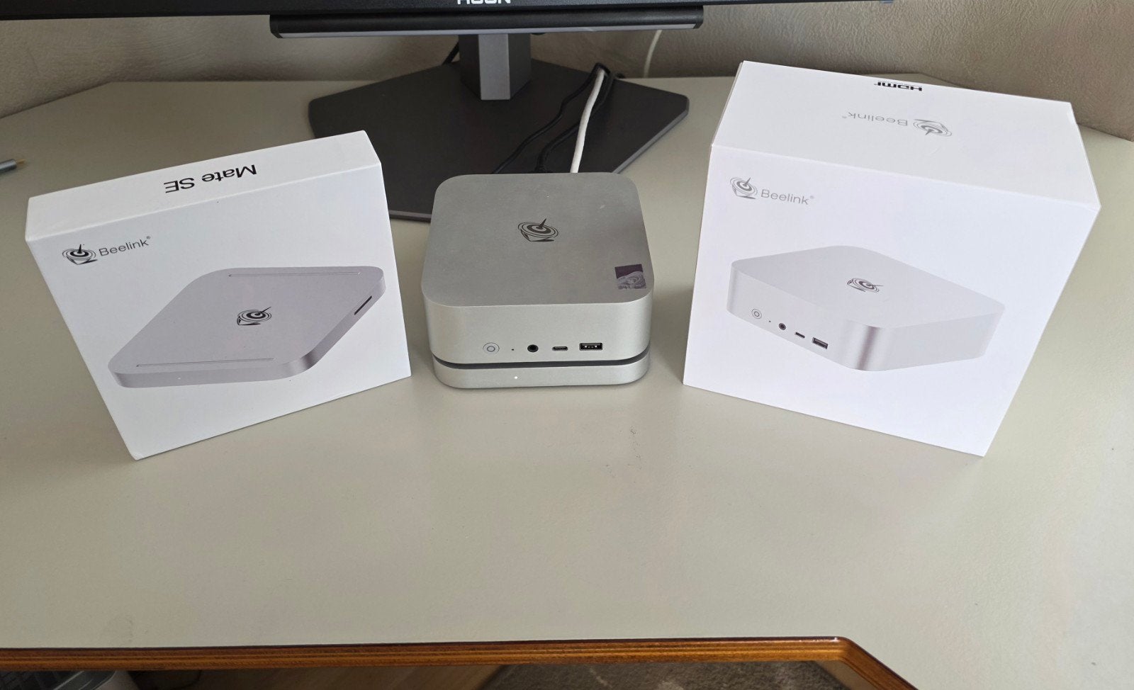 Beelink ser 10 en de Beelink Mate SE 80Gbps Dock, 64 GB of meer, Ophalen of Verzenden, Zo goed als nieuw, AMD Ryzen 9