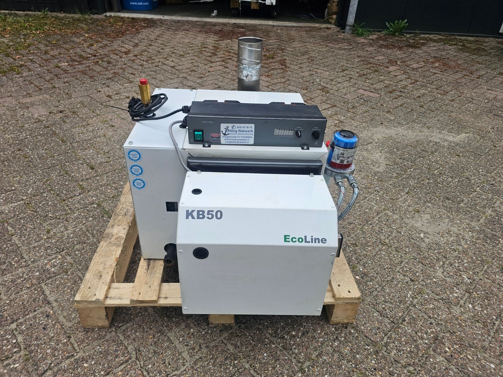 Ge-REFITTE  Kabola KB50 combi, Ophalen, 30 tot 80 cm, Hoog rendement (Hr), Cv-ketel of Combi-ketel