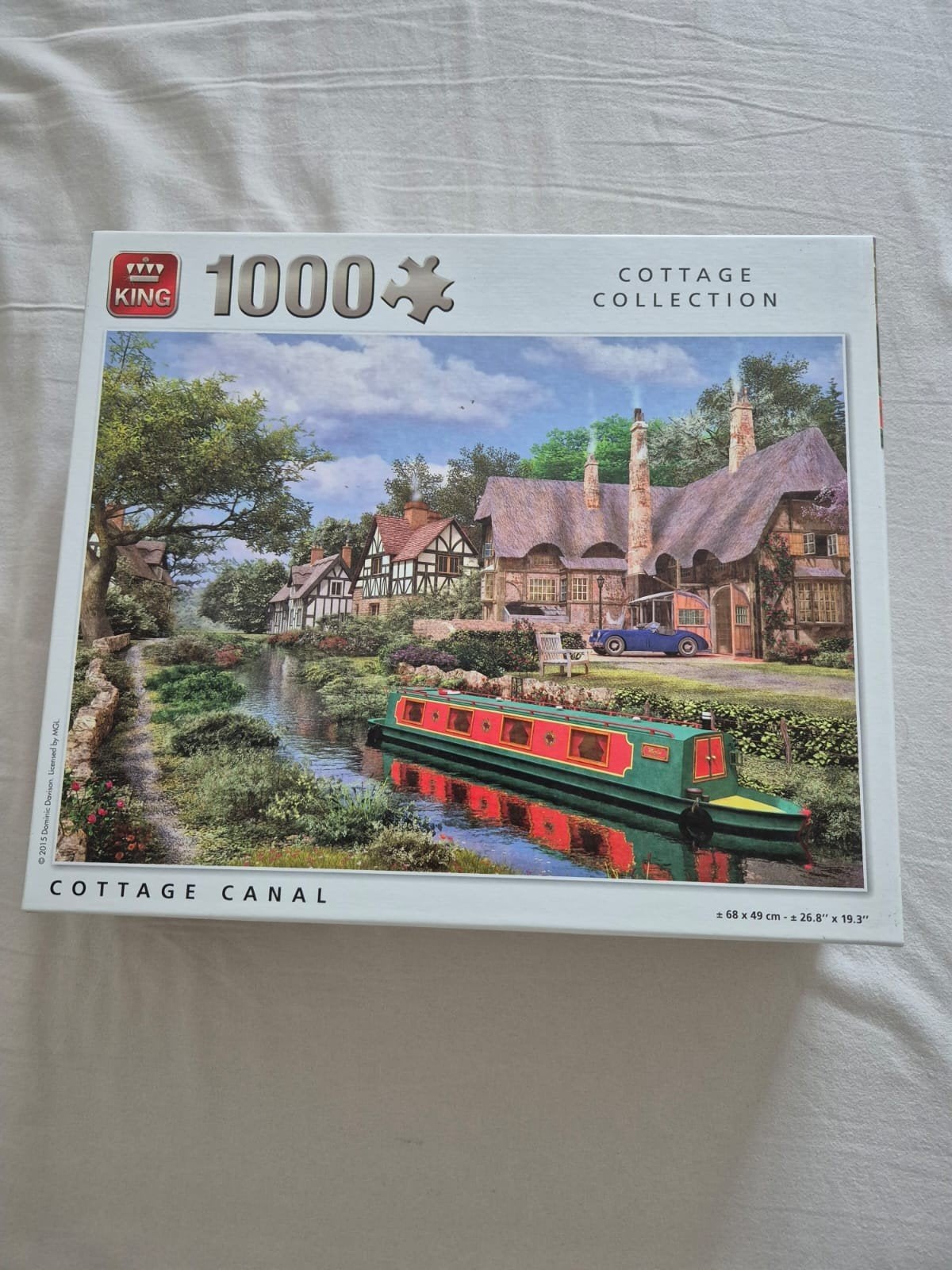 king puzzel, Ophalen, 500 t/m 1500 stukjes, Zo goed als nieuw