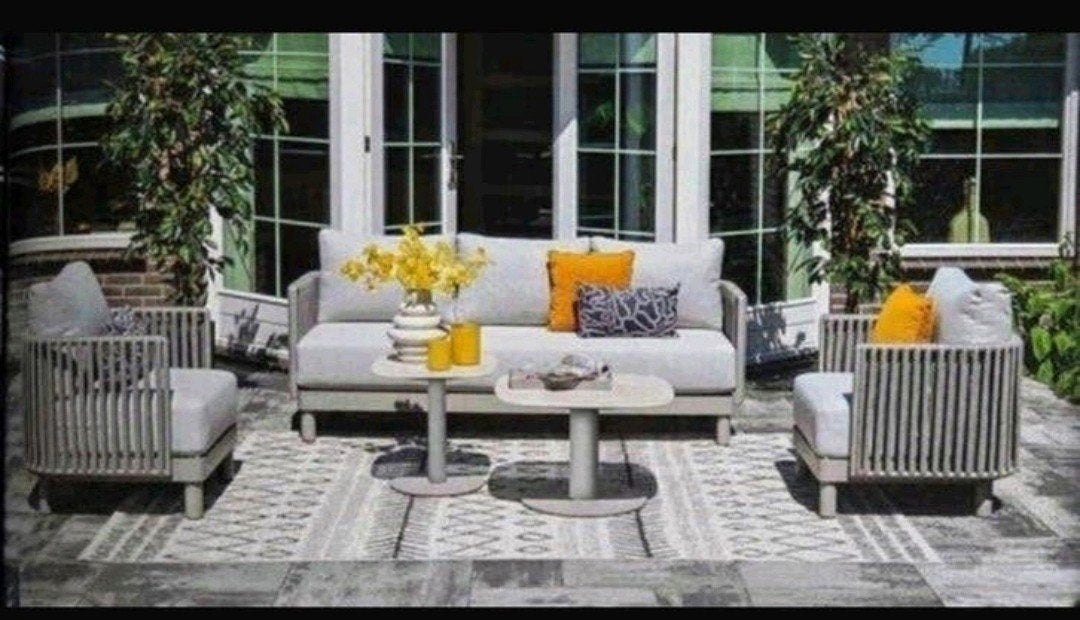 LUXE 5 DELIGE LOUNGESET ALUMINIUM ONDERHOUDSVRIJ ROPE €1299, Tuin en Terras, Tuinmeubel-accessoires, Ophalen, Nieuw