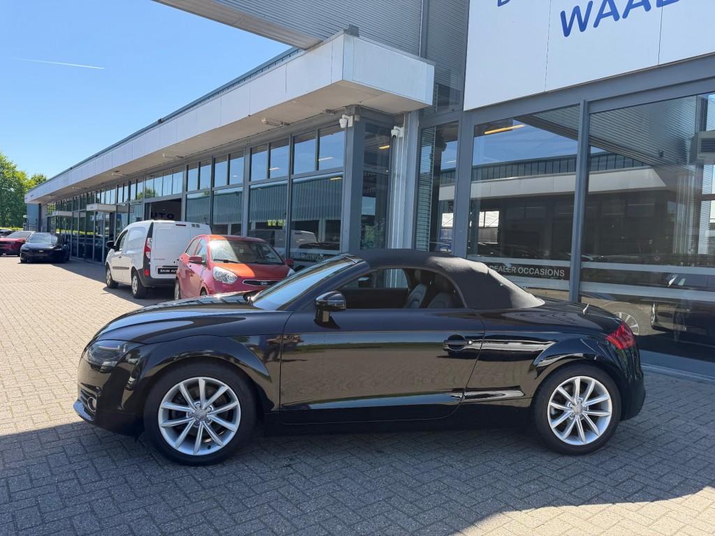Audi TT 1.8 TFSI CABRIO PRO LINE AIRCO LMV LEDER PDC STOELVW, Gebruikt, 4 cilinders, Cabriolet, Zwart