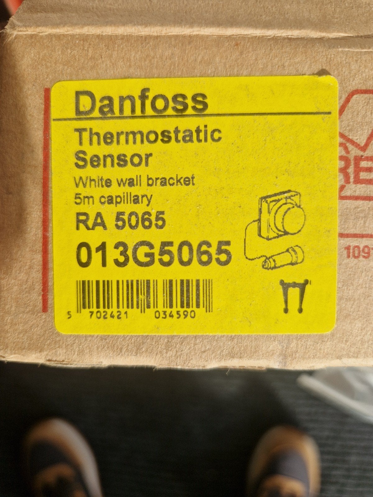 Danfoss Thermostatische Sensor RA 5065 - Nieuw in doos, Ophalen of Verzenden, Nieuw