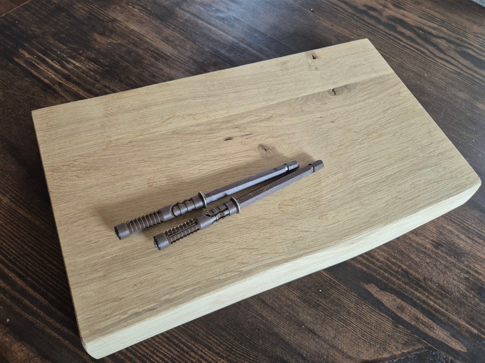 Zwevende plank met 2 ijzeren houders, Ophalen of Verzenden