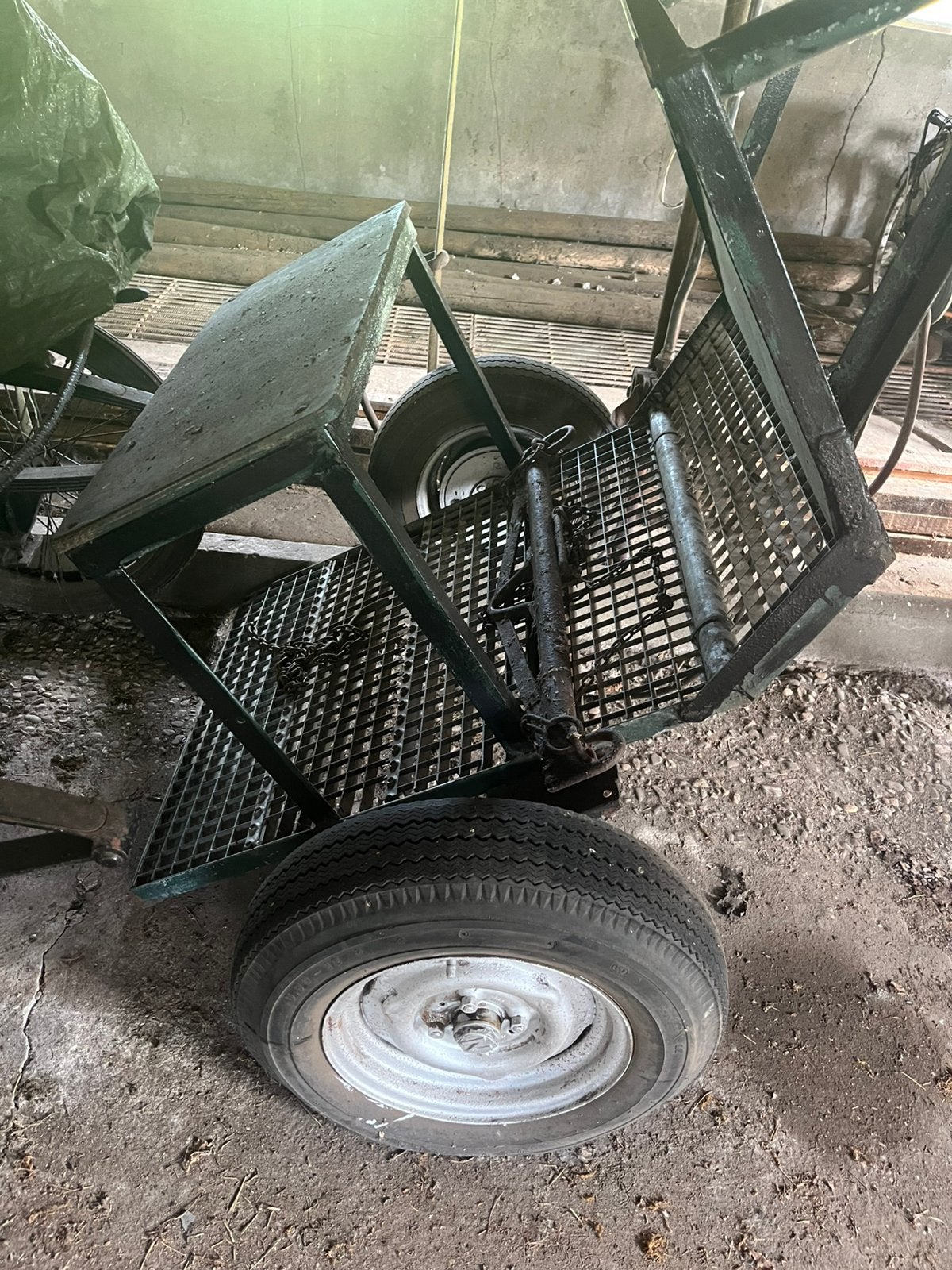 Menwagen, Ophalen, Gebruikt