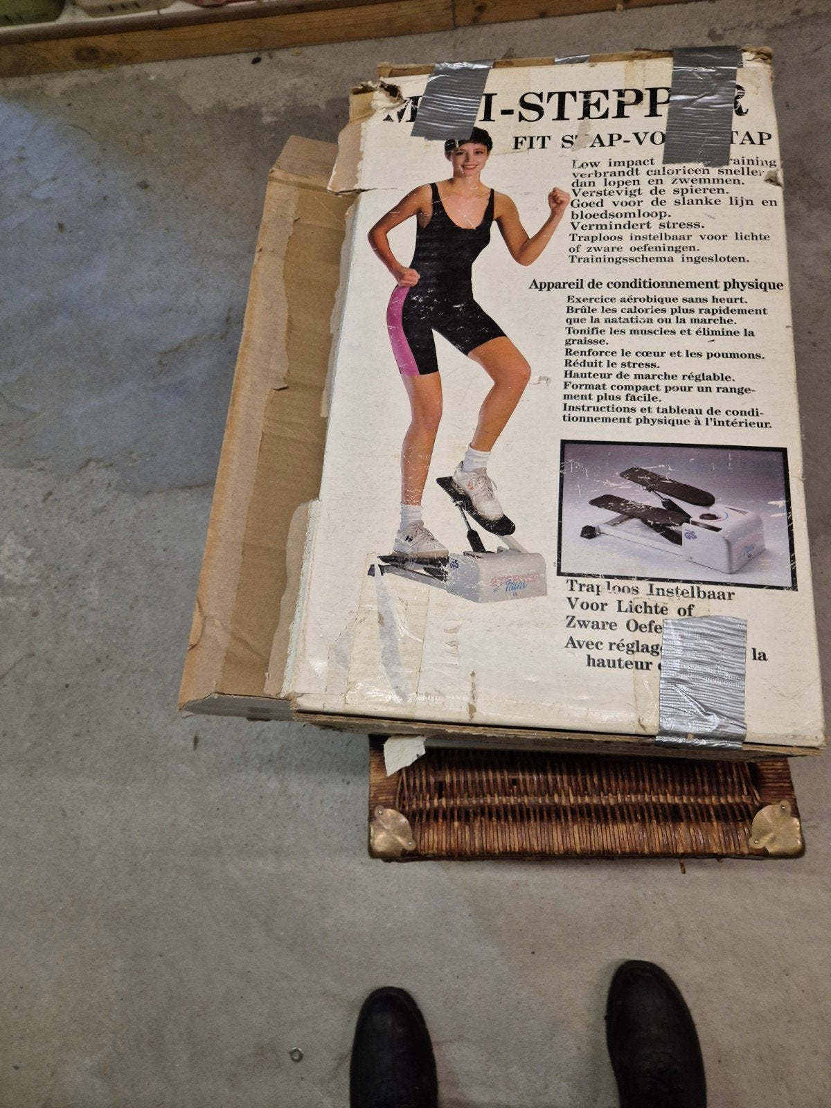 Mini Stepper - Fit Step - Cardio Training, Gebruikt, Stepapparaat, Ophalen of Verzenden, Metaal