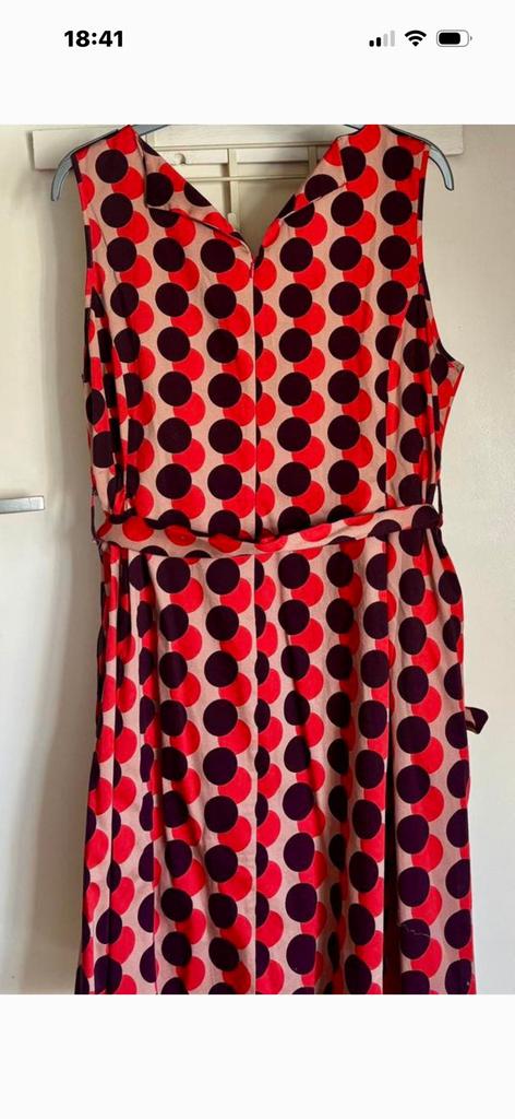 ‘Paprika’ retro jurkje ongedragen mt.4 (46-50), Kleding | Dames, Grote Maten, Ophalen of Verzenden, Nieuw, Jurk