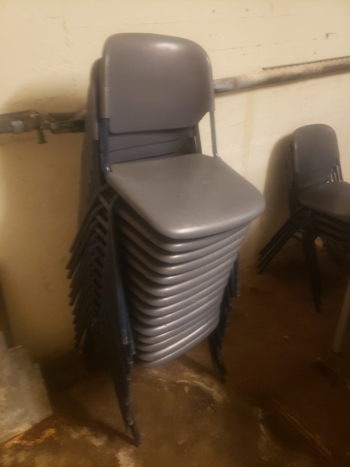stoelen praktische stapelbare stoelen, Ophalen, Gebruikt