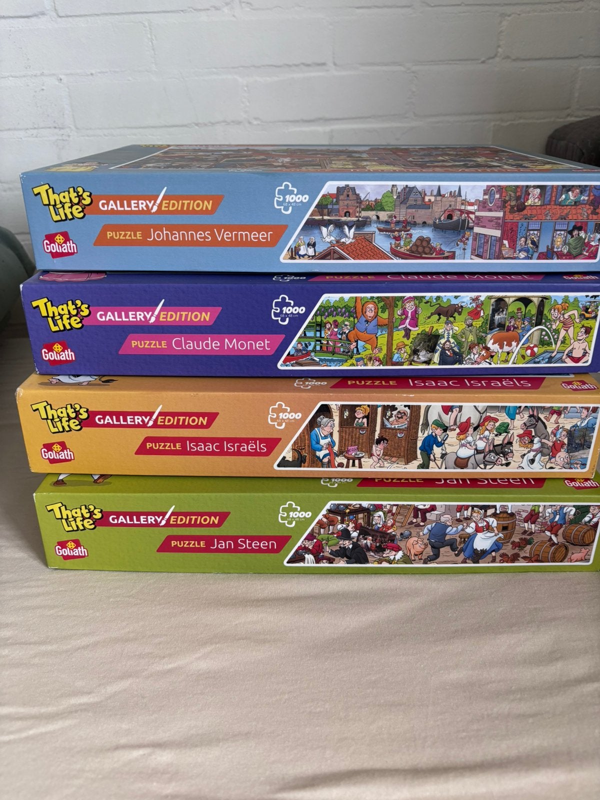 That’s Life puzzels 4 stuks, Ophalen, 500 t/m 1500 stukjes, Zo goed als nieuw