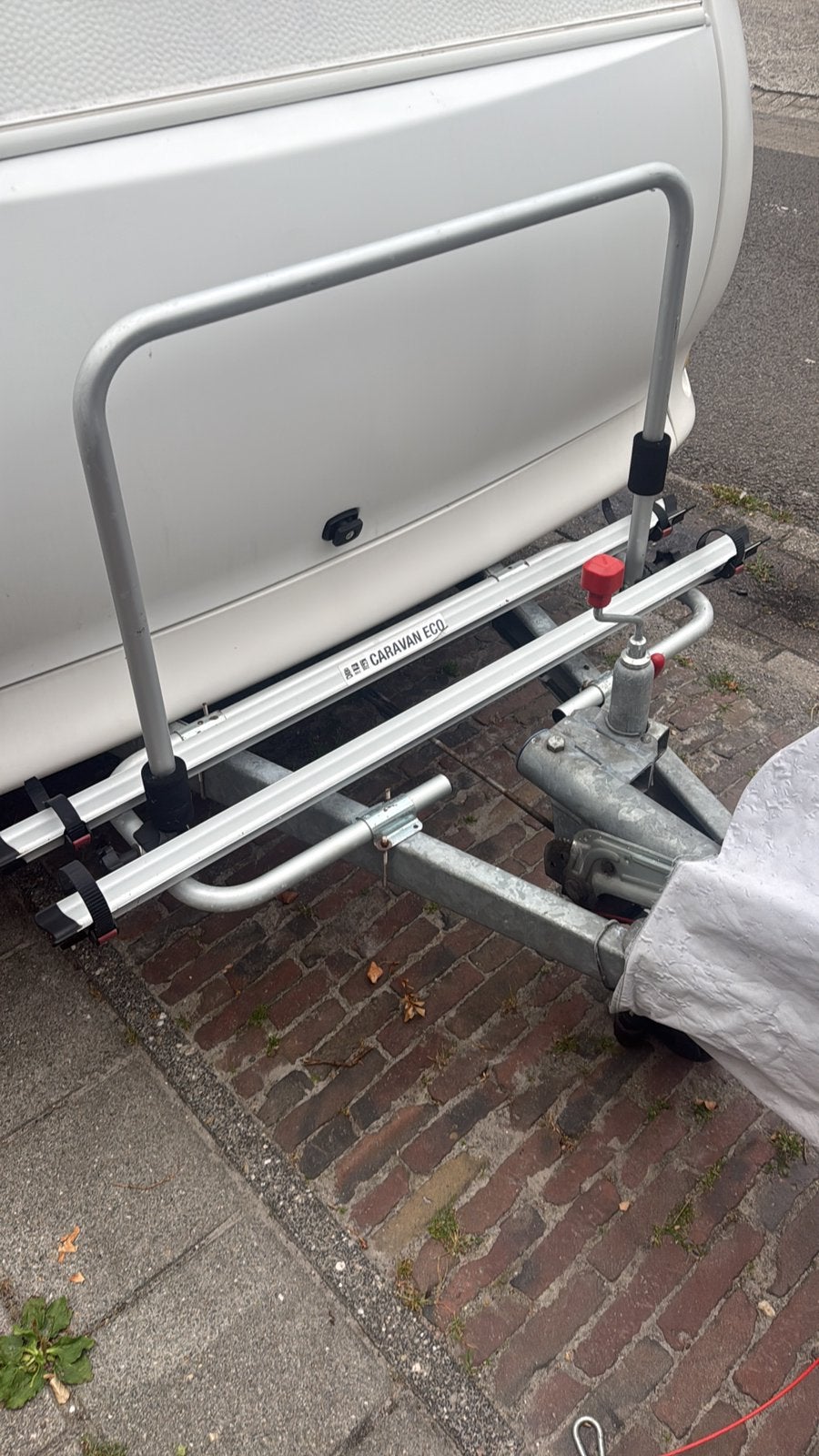 Fietsen drager caravan, Caravans en Kamperen, Camper-accessoires, Ophalen, Zo goed als nieuw