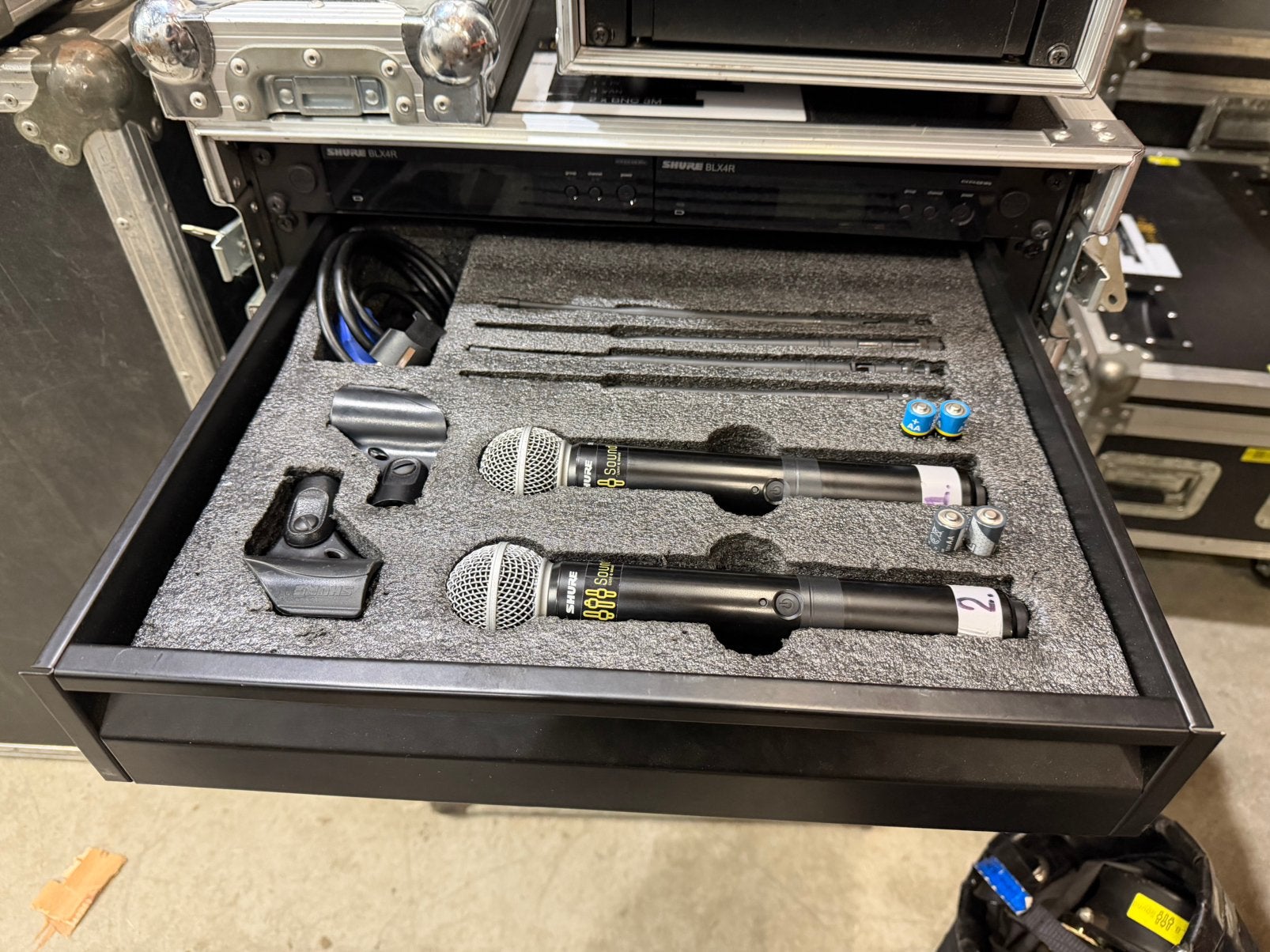 Shure BLXR mic sets sm58, Ophalen, Zo goed als nieuw, Zangmicrofoon
