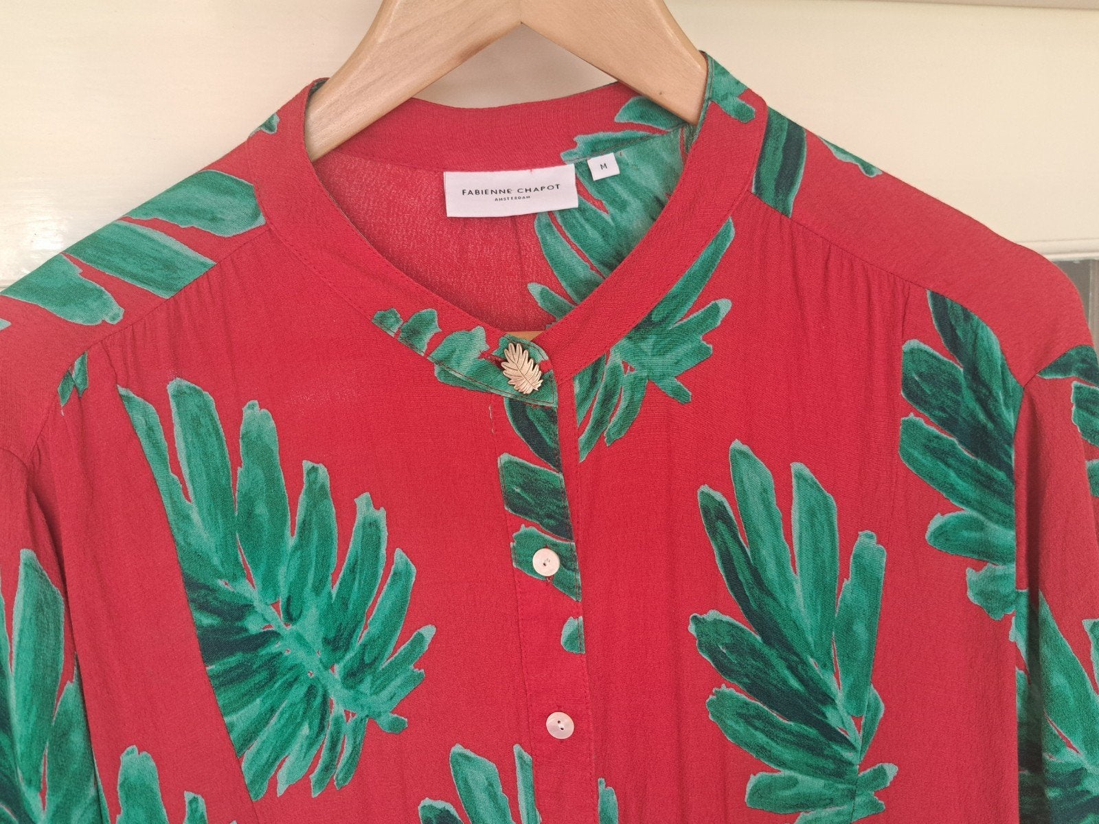 Fabienne Chapot jurk Monstera blad maat M, Kleding | Dames, Jurken, Ophalen of Verzenden, Maat 38/40 (M)
