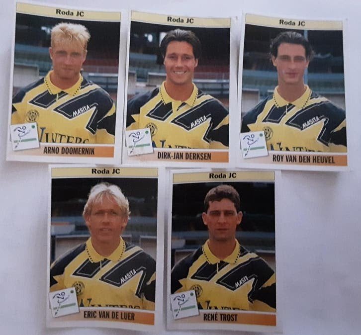 Panini voetbal 95 los te koop Roda JC 158,160, 161, 167, 169, Verzamelen, Sportartikelen en Voetbal, Ophalen of Verzenden, Zo goed als nieuw