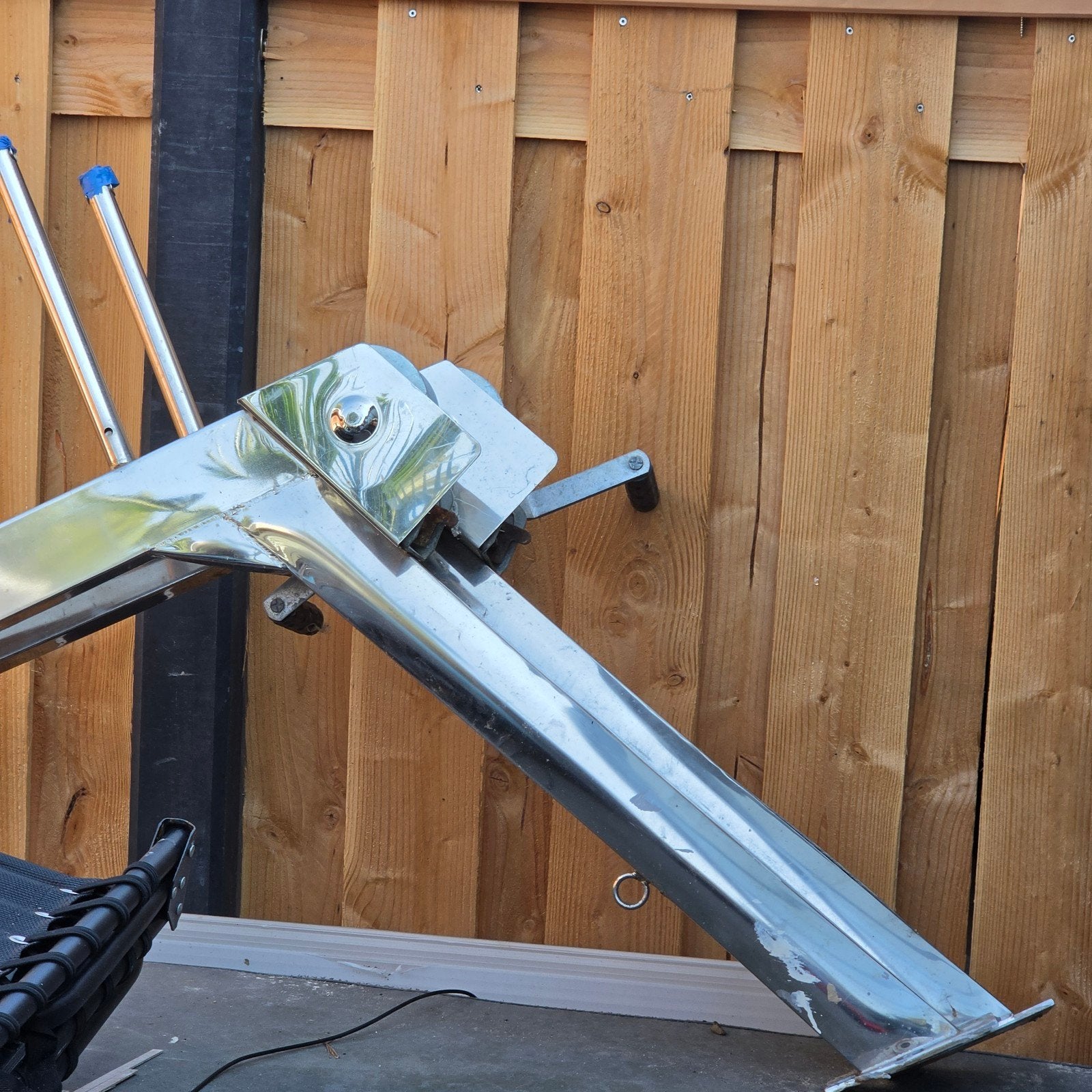 davits met takel rvs, Watersport en Boten, Bootonderdelen, Gebruikt, Zeilboot of Motorboot, Ophalen