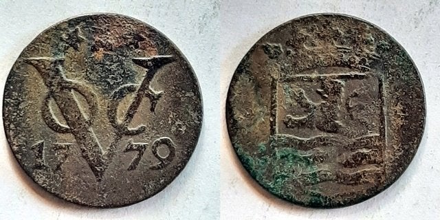 VOC Duit Zeeland 1779, Postzegels en Munten, Verzenden, Vóór koninkrijk, Overige waardes