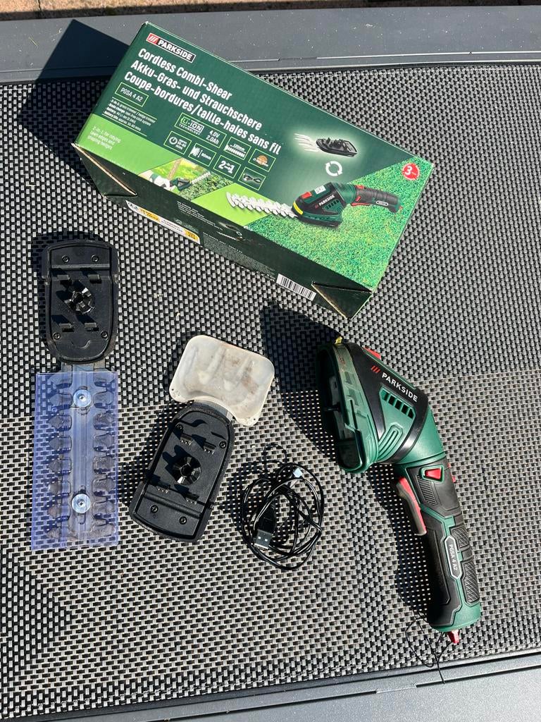 Parkside Accu Grasschaar - Gebruikt, Ophalen of Verzenden, Gebruikt