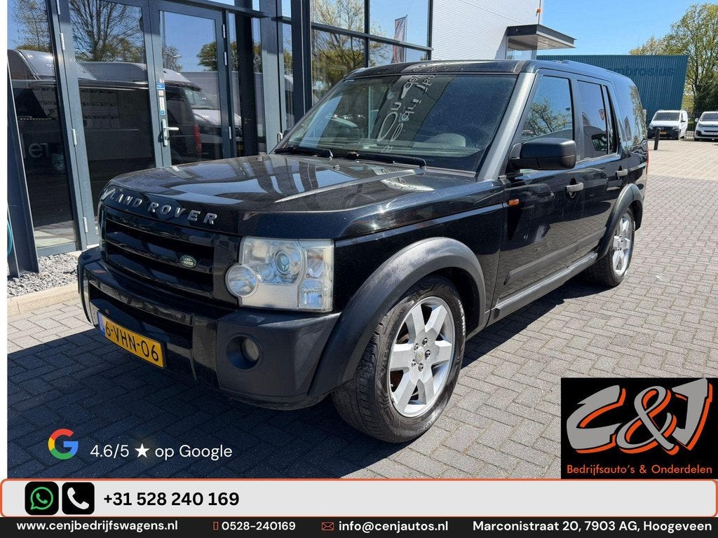 Land Rover Discovery 2.7 TdV6 SE motorschade, airco, cruise,, Auto diversen, Schadeauto's, Zwart, Crcnl@jaguarlandrover.com, 2720 cc