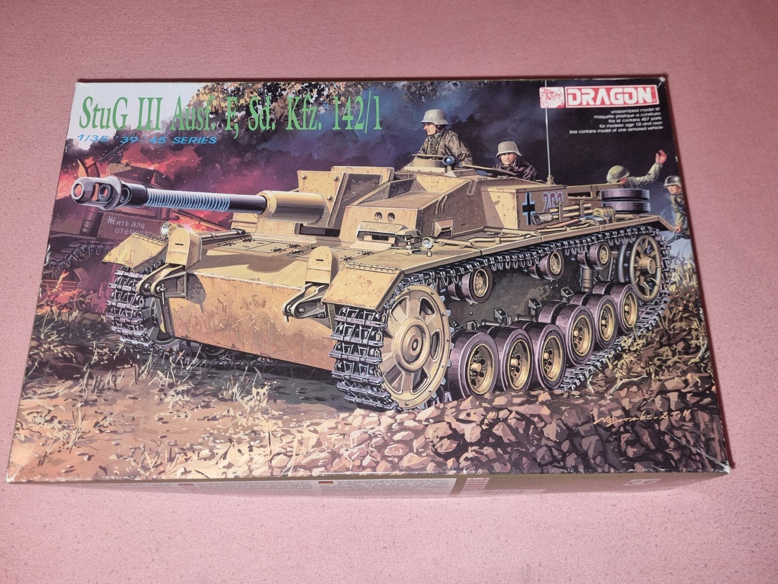 Dragon.  Stug III Ausf.F. Sd.Kfz.142., Overige merken, Tank, 1:32 tot 1:50, Nieuw
