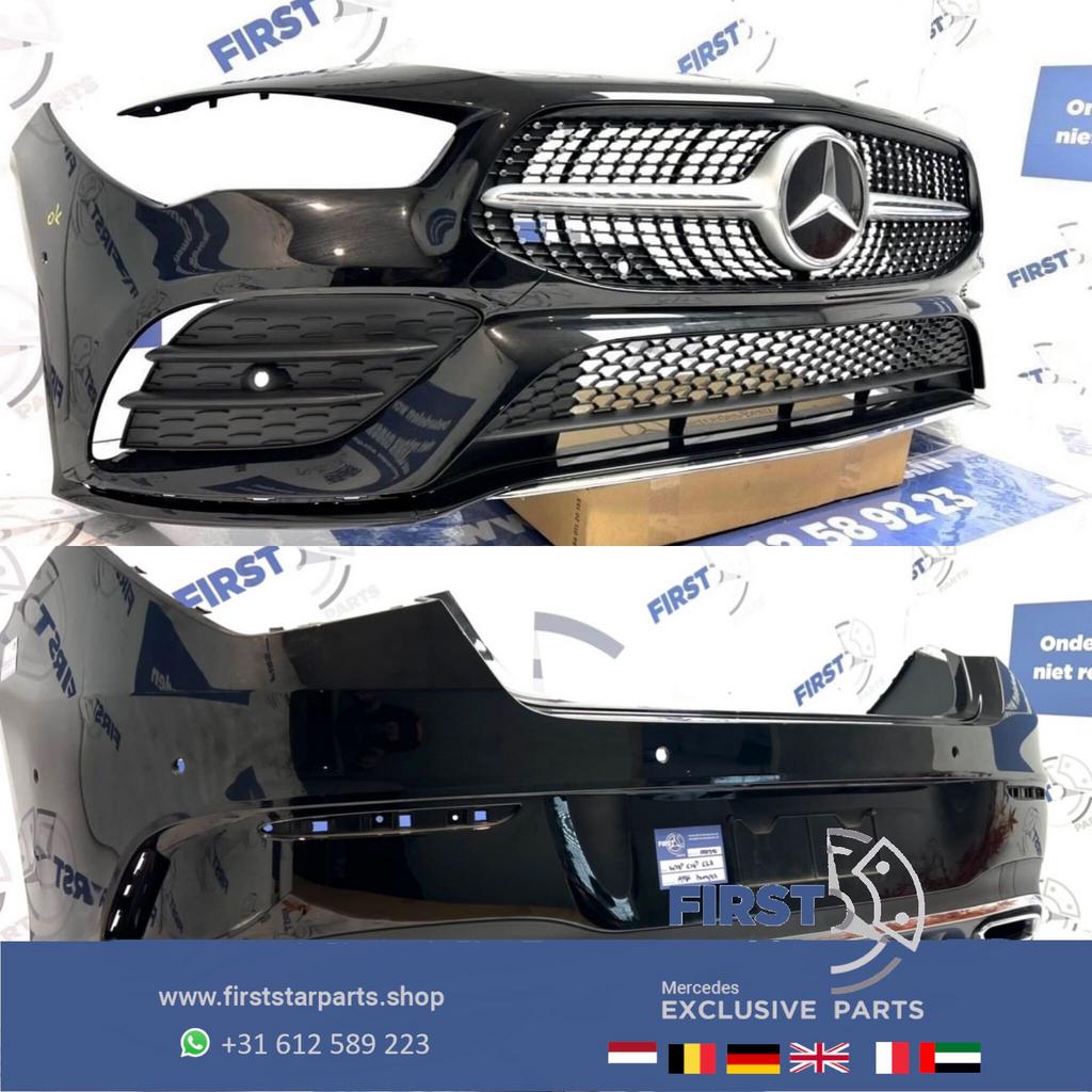 W118 C118 AMG PAKKET Voorbumper + Achterbumper SET Mercedes, Gebruikt, -, Ophalen of Verzenden, Bumper
