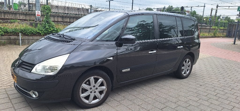 Renault Grand Espace 2.0 16V Turbo 125KW 2011 Zwart, Auto's, Voorwielaandrijving, 1998 cc, Zwart, 4 cilinders