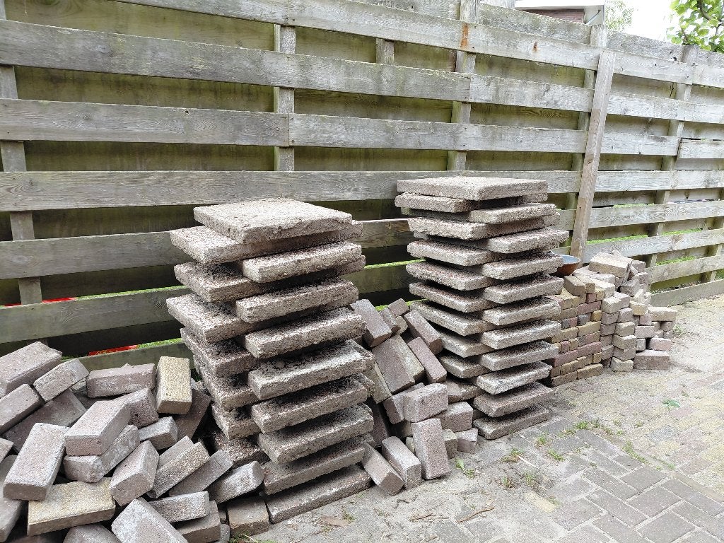 Gratis stenen, Ophalen, Gebruikt, Beton, Klinkers