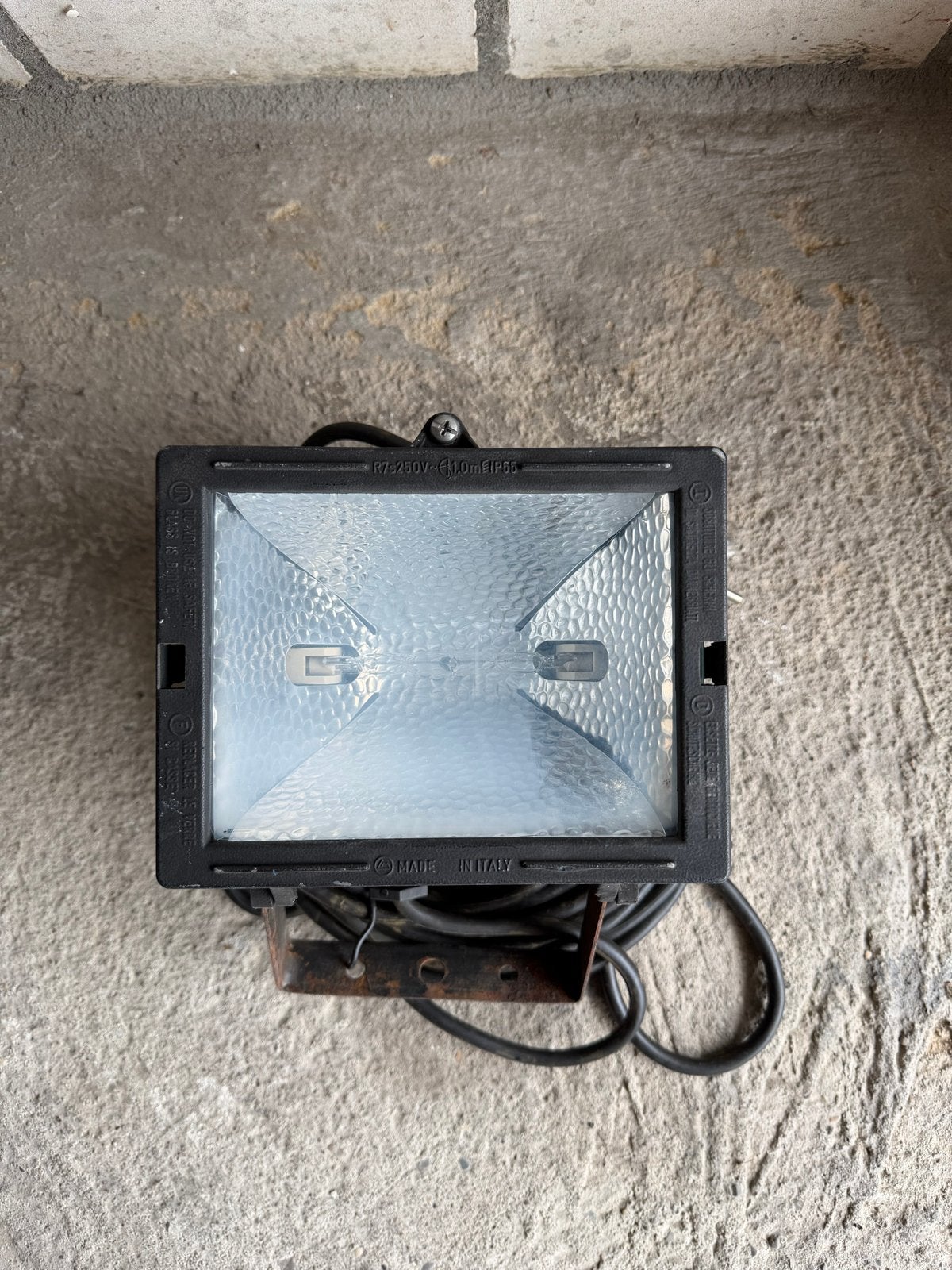 Massive Belgium Halogeen Bouwlamp 500W, Ophalen, Gebruikt, 500 watt of meer, Lamp met armatuur