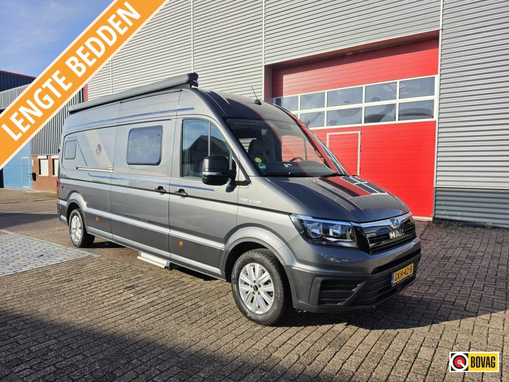 Knaus BoxDrive 680 ME Off Grid, Bom vol, Lithium,Zonnepaneel, Caravans en Kamperen, Buscamper of Camperbus, Elektrische ramen