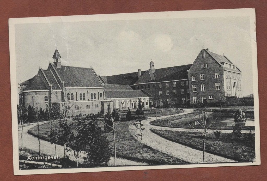 Zenderen (Ov.) - St. Jozef-Retraitenhuis -Achtergevel -jr'30, Verzamelen, Ophalen of Verzenden, 1920 tot 1940, Gelopen, Overijssel
