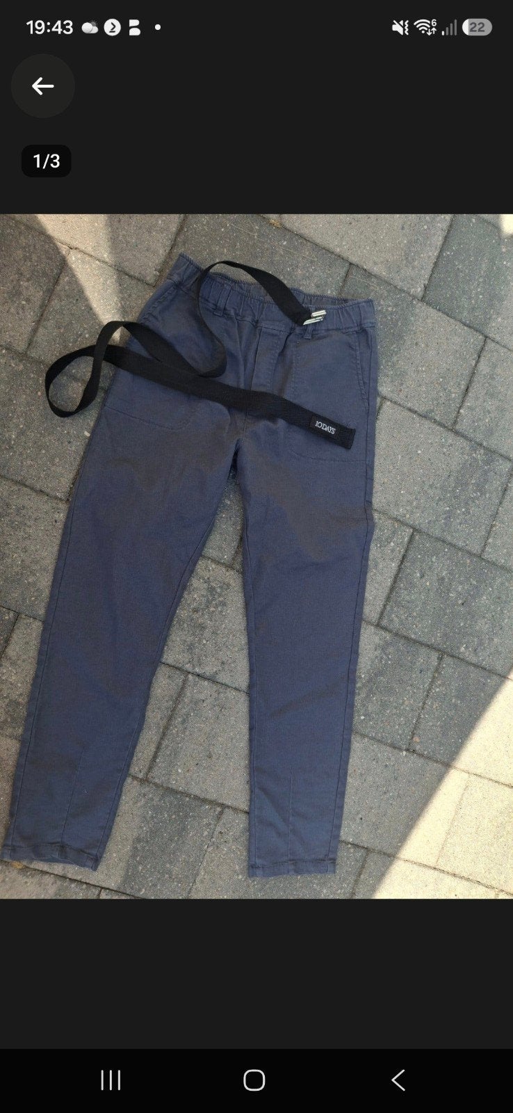 10 days broek maat M, Maat 38/40 (M), Blauw, Ophalen of Verzenden, Zo goed als nieuw