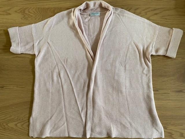 Repeat gebreid oudroze zomervestje mt 38, Ophalen of Verzenden, Zo goed als nieuw, Roze, Maat 38/40 (M)