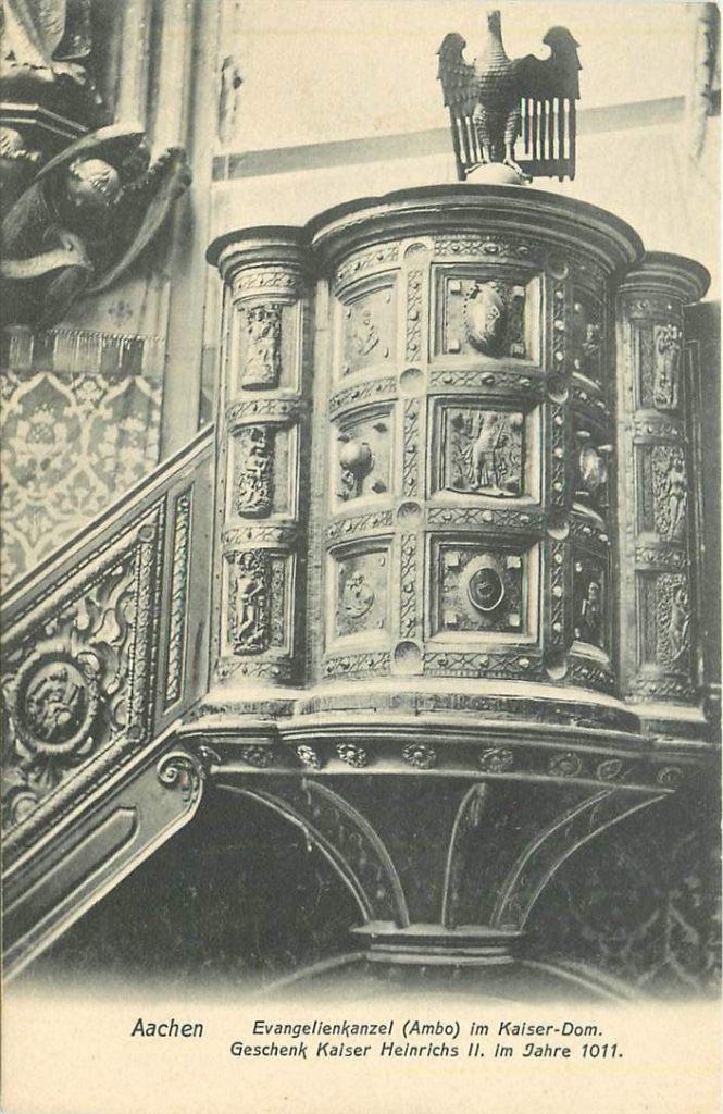381-390-045 Aachen Evangelienkanzel, Verzenden, Voor 1920, Duitsland