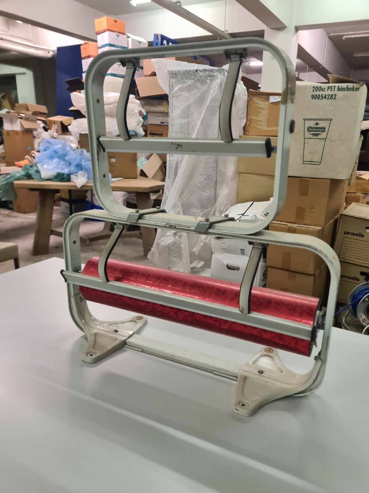 Dubbele Inpakpapier Rolhouder - 50cm en 30cm rollen, Ophalen